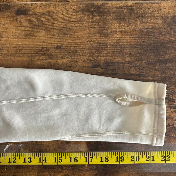 Patagonia Hoodie Sweatshirt Small Beige Polartec Power Dry Fleece Lined Jacket - Picture 5 of 9